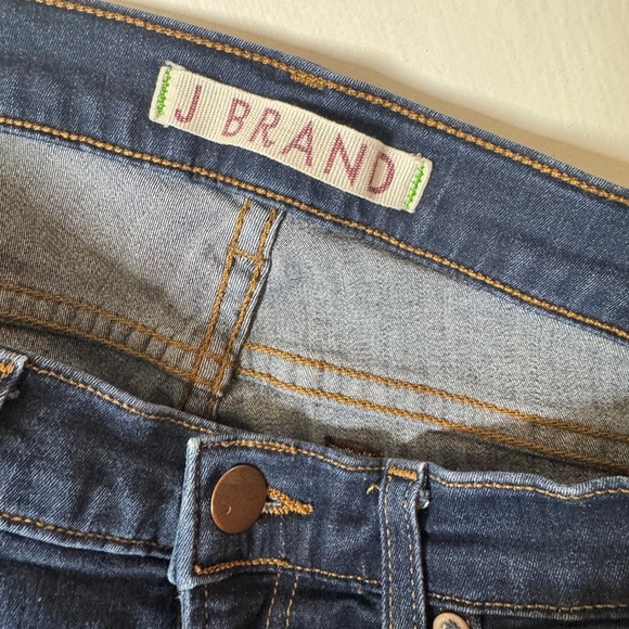 J Brand Babe Starless Cotton Blend Low Rise Y2K Style Flare Blue Jeans Size 26 - Picture 11 of 14